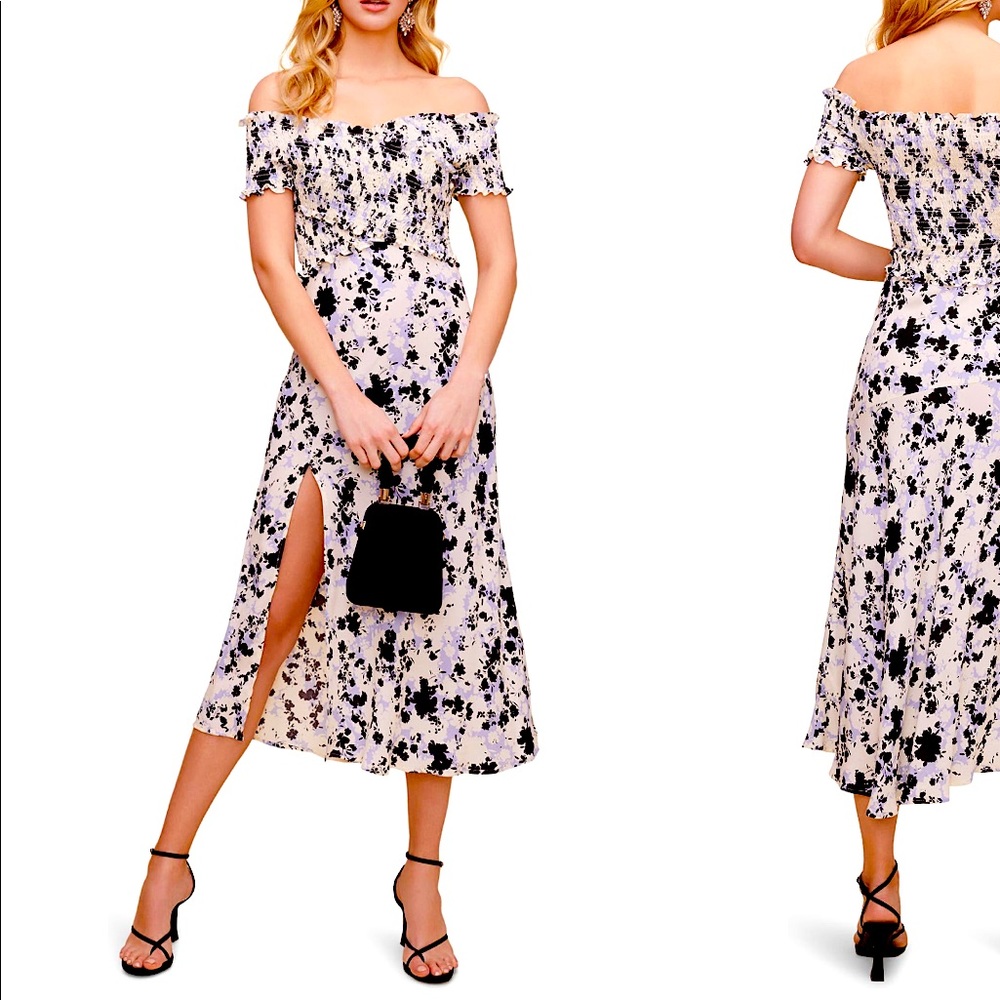 ASTR THE LABEL Midi Dress NEW